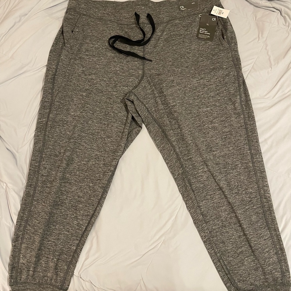 GapFit Brushed Tech Jersey Joggers